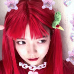Lolita Red Long Hair Wig WS1229