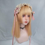 Lolita temperament princess-cut golden wig WS1148