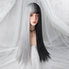 Daily lolita long straight hair wig WS1095