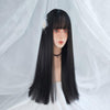 Daily lolita long straight hair wig WS1095