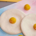 Cute pouch creative egg yolk painter hat WS3022