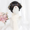 Lolita antique Hanfu black long straight wig WS2141