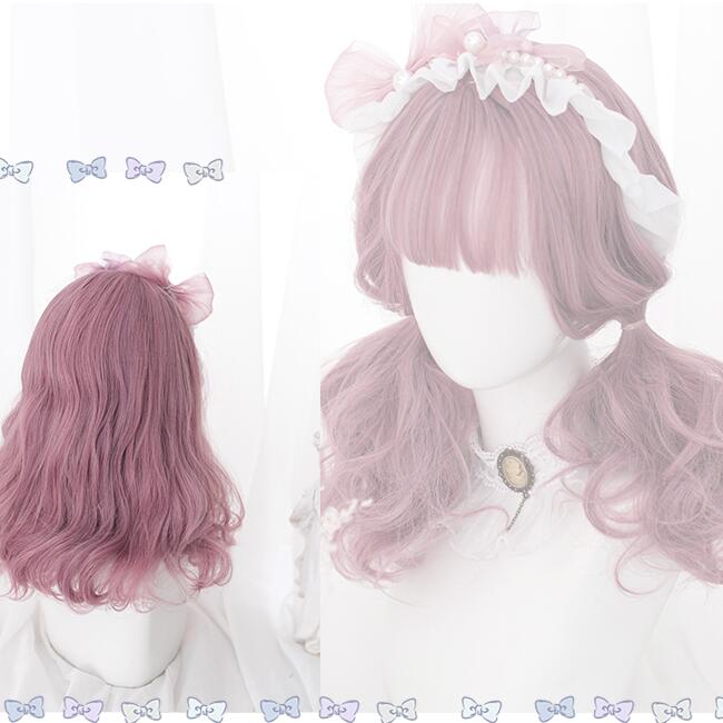 Lolita Harajuku Japanese Short Curly Wig WS2153
