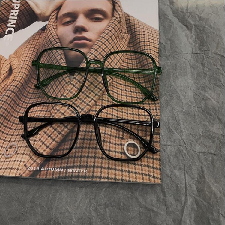 Harajuku style lensless square glasses frame WS3056