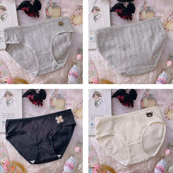 Cute bear bunny cotton panties SS2493