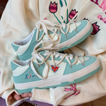 Pearl embroidered sneakers SS2554