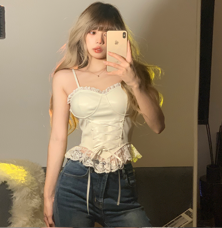 Lace Tie Sling Top SS2807