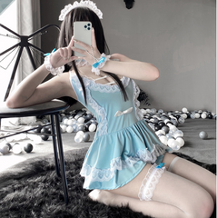 Cute Lace Sling Dress Set SS2815