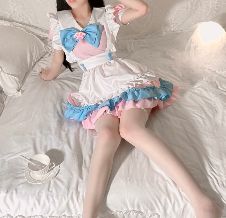 Cute Lolita cat paw maid dress SS2847