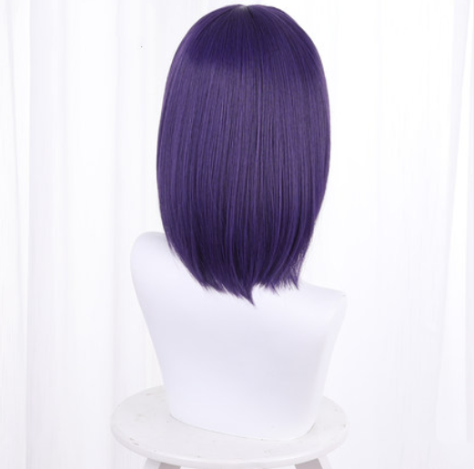 cosplay purple short wig SS2857