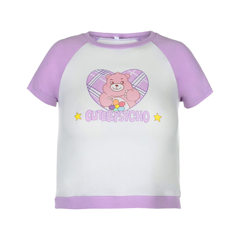 Bear purple T-shirt SS2053