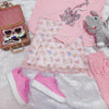 Cute pink gauze A-line skirt SS2060