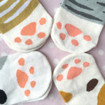 Cat claw meat ball cotton socks SS2072