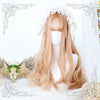 Lolita Gold Long Curly Wig WS1025