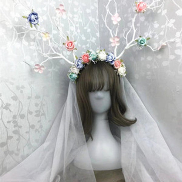 Gothic dark COS hair accessories WS3077