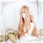 Lolita Gold Long Curly Wig WS1025