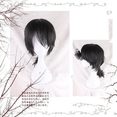 Black trailing handsome gay Harajuku wig WS2075