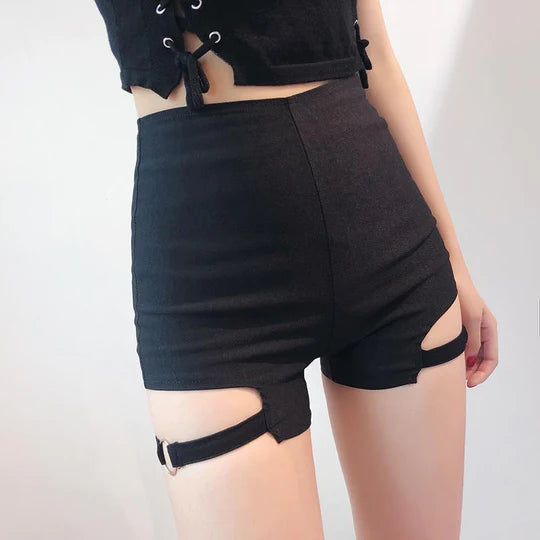 Irregular Plaid Skirt Shorts SS2929