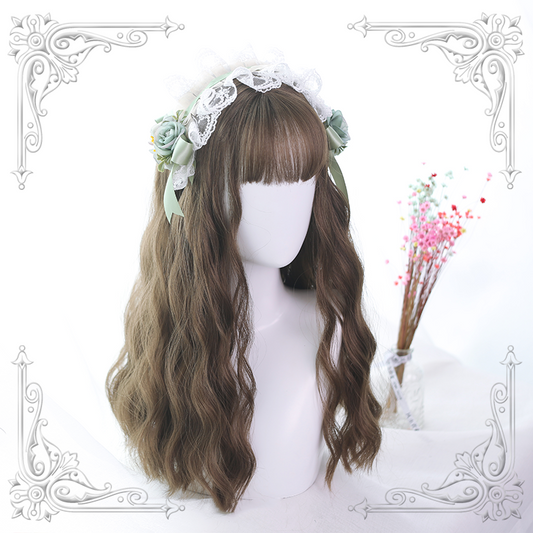 Lolita Brown Wave Curly Wig WS1047
