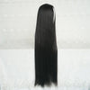 Lolita long straight hair natural black wig WS1222