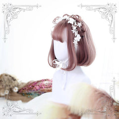 Harajuku Lolita Gray Curly Hair Wig WS1314