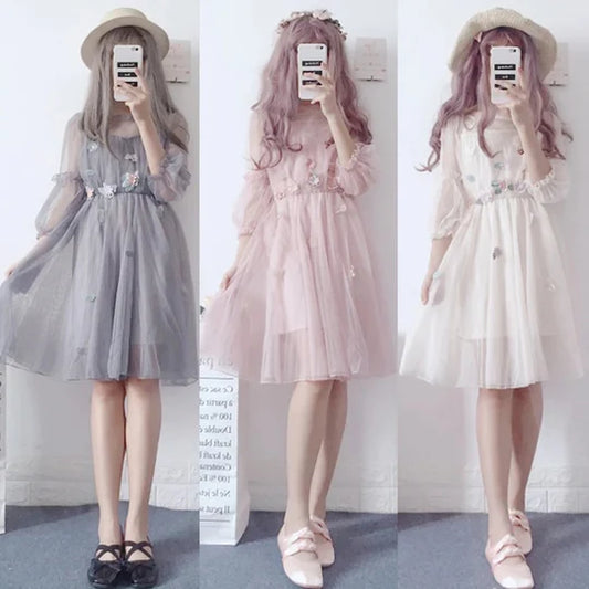 Floral Mesh Dress SS2966