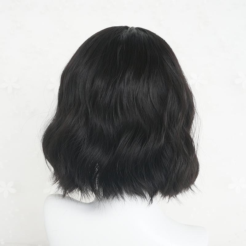 Harajuku Natural Black Short Hair Lolita Wig WS1220