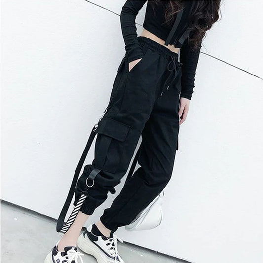 Dark Fashion Overalls Hip Hop Pants  SS2935