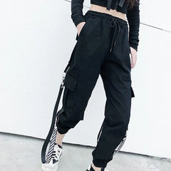Dark Fashion Overalls Hip Hop Pants  SS2935