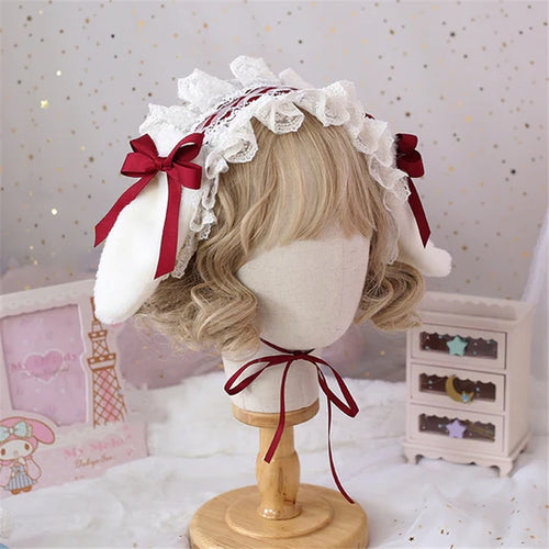 Lolita Cute Bow Lop-eared Rabbit Headband  SS3013