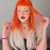 New orange gradient wig WS2294