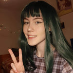 Lolita Dark Green Long Wig WS1048